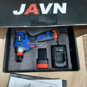 JAVN 무선충전 전동 스쿠루 드라이버 배터리 2개