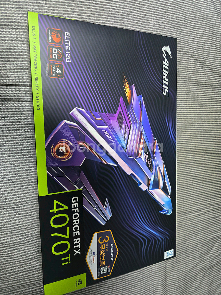 기가바이트 4070ti 어로스 엘리트--1