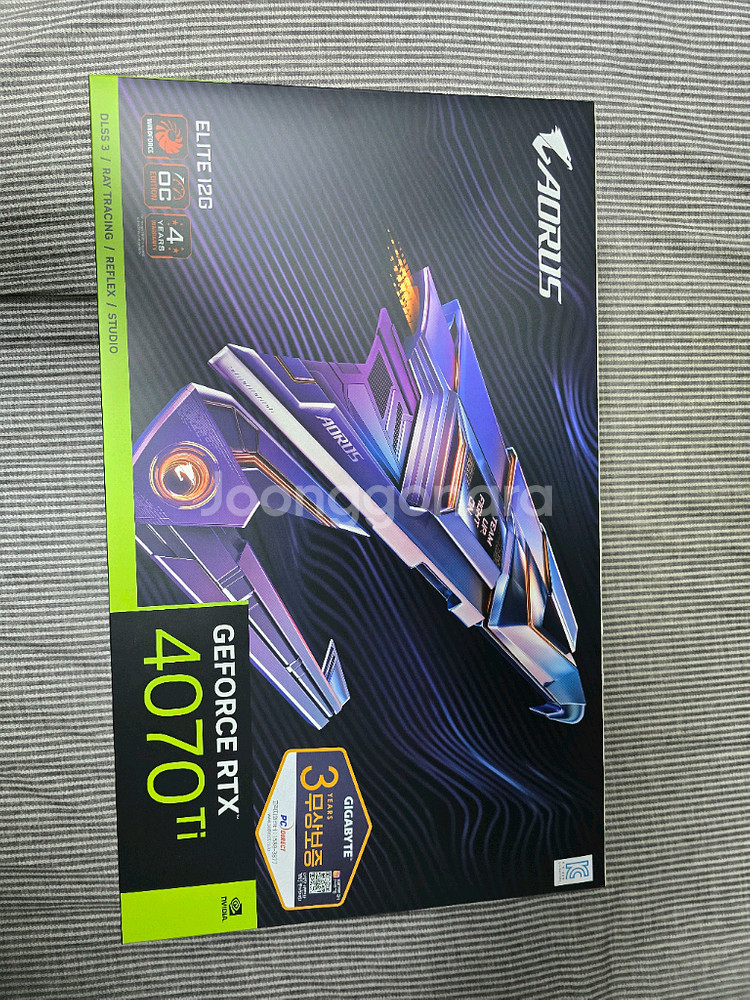 기가바이트 4070ti 어로스 엘리트--2