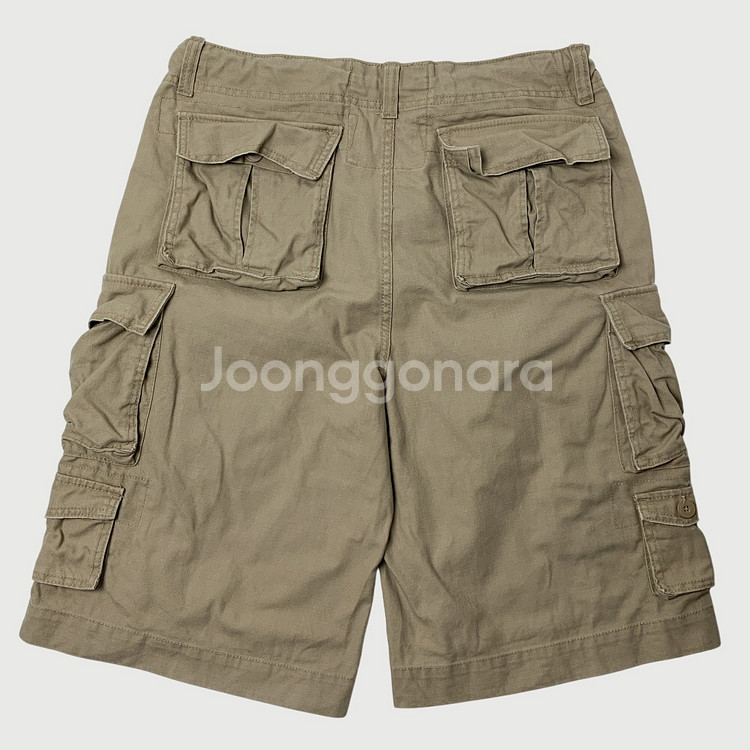 (XL/33-34) Soo Cargo 빈티지 카고반바지--0