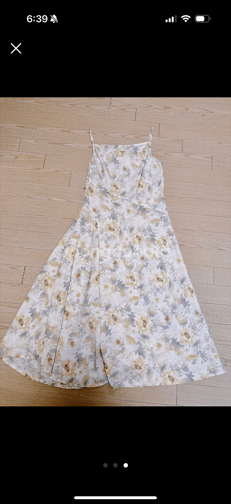 시에 sie 플로럴 실키 드레스 M--2