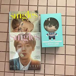 박지훈 싱글즈 잡지, 인형 각각 판매합니다