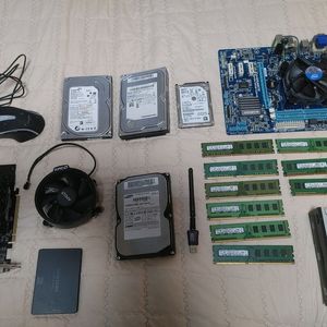 i5 cpu+메인보드+램등 많기도 하네요 부품용 개념