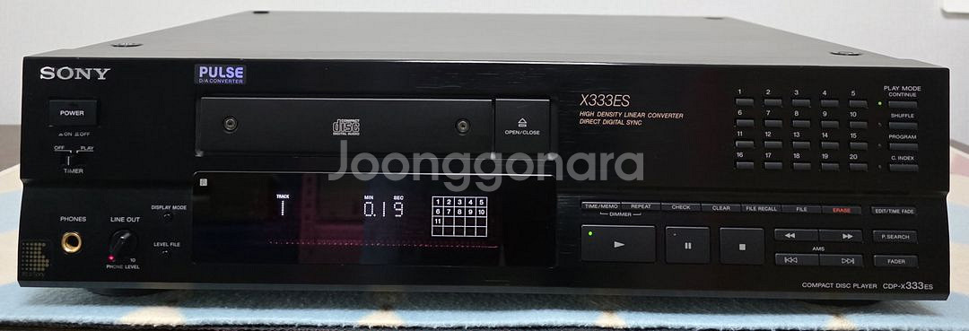 소니 CD 플래이어 CDP-x333ES--3