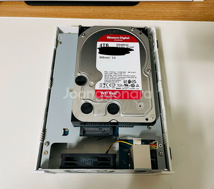 시놀로지 나스 NAS DS120J + WDRED 4TB--4
