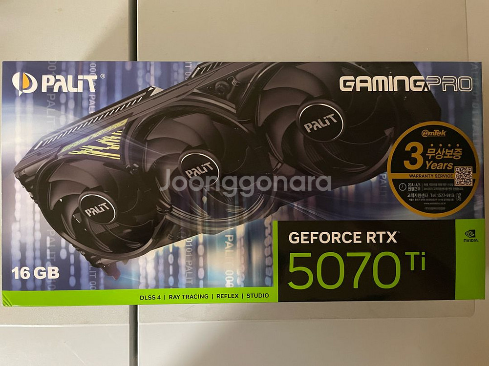PALIT RTX 5070 Ti 신품급--0