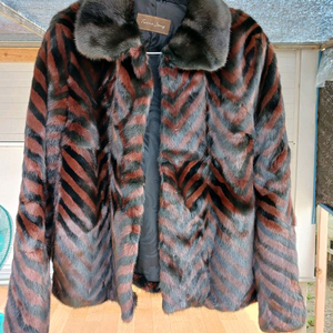 사가 밍크 퍼 코트