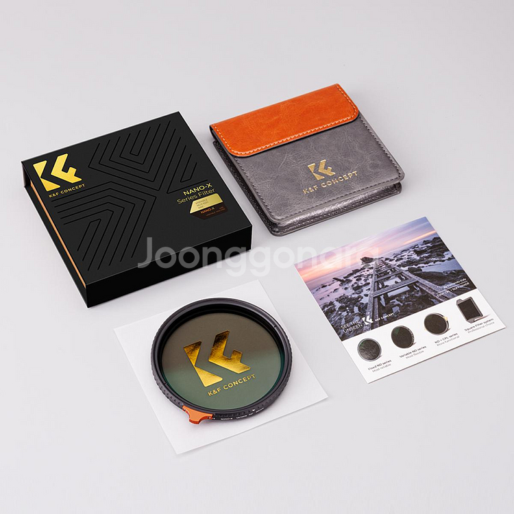 K&F 67mm 가변 ND3-1000 필터 (캡포함)--5