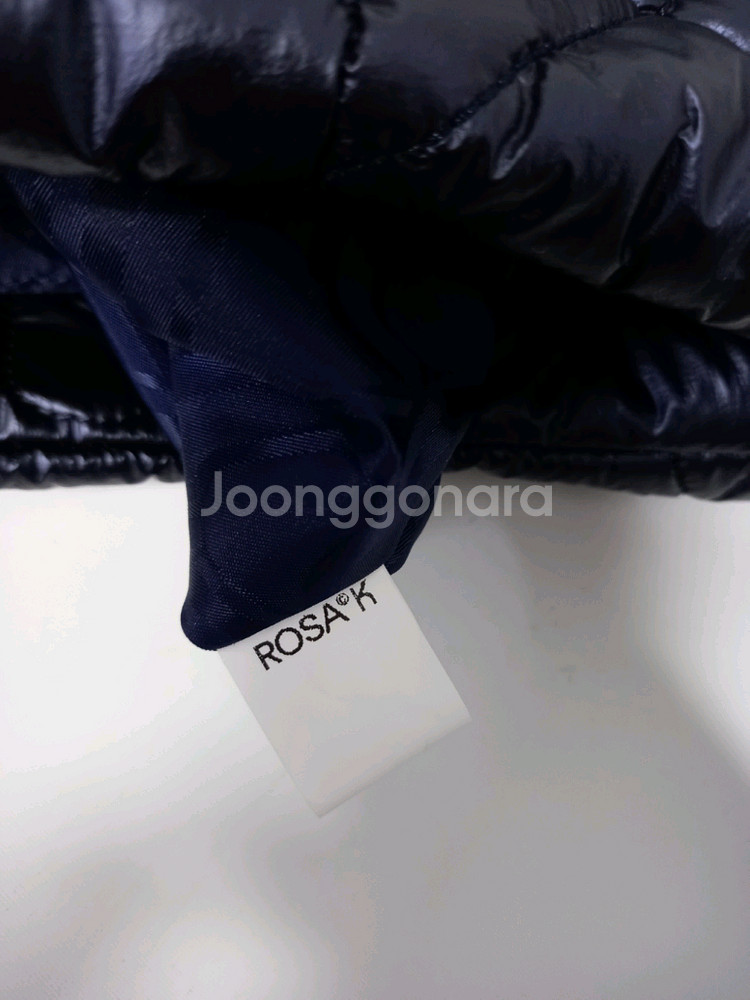 로사케이 누볼라 플랩 퀄팅 크로스 숄더 패딩 백--8