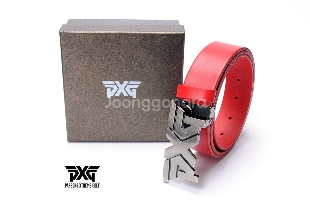 PXG 골프 스틸로고 캐쥬얼 남성 골프 벨트--2