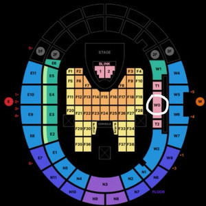블랙핑크 콘서트 블링크석 W0(토요일)
