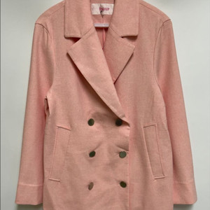 [여자 55]SOUP 새상품 핑크 더블버튼 자켓