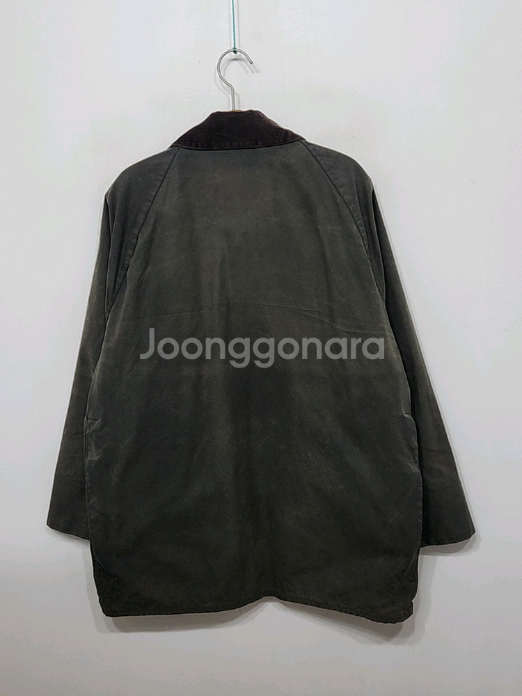 (XL) 바버 뷰포트 왁스자켓 올리브그린 왁싱점퍼--6
