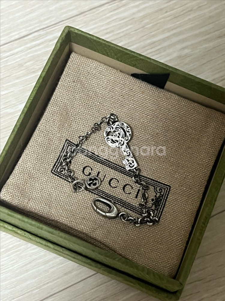 구찌 더블 G키 팔찌--1