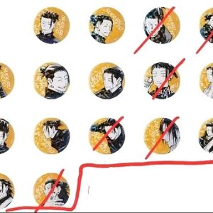 구함) 주술회전 고죠 게토 올스타 캔뱃지 구해요