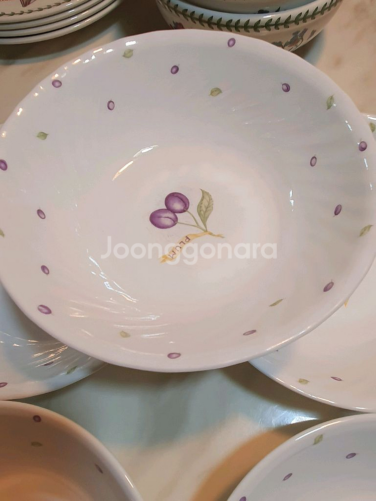 미국산 빈티지 코렐 플럼 개당값--8