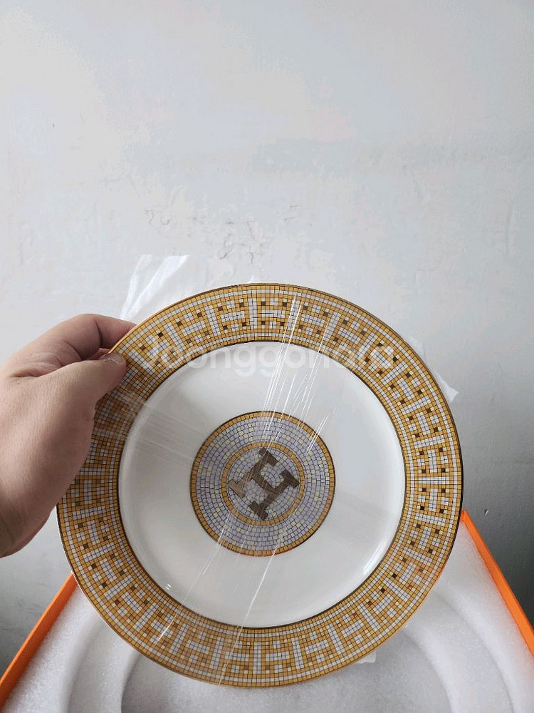 에르메스.접시 2pcs--0