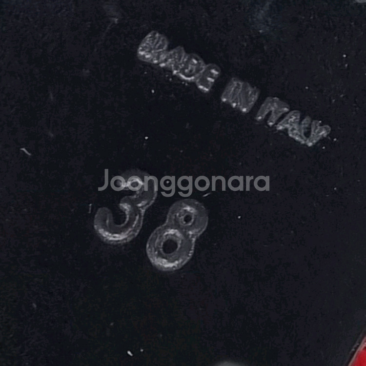 생로랑 레드 여성구두38 240 굽10--5