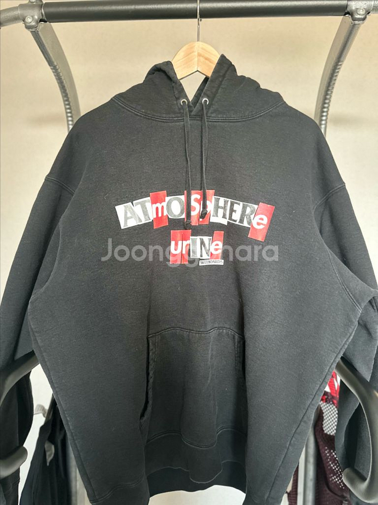 정품 20FW 슈프림 X 안티히어로 콜라보 후드 판매--2