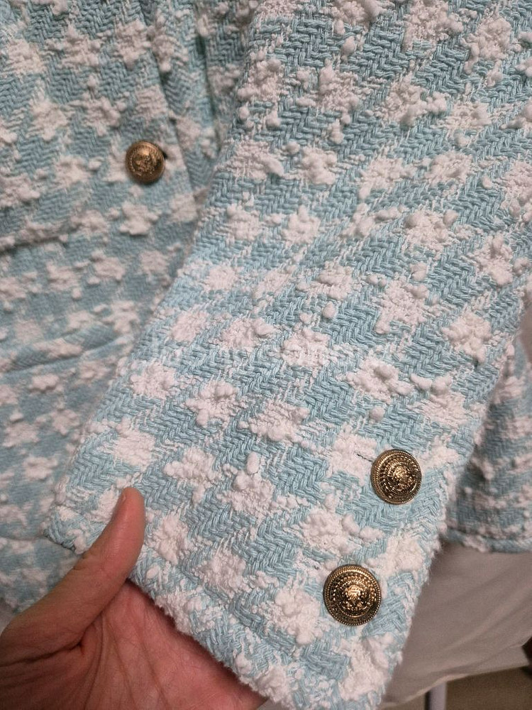 쎄모먼 Giulia Tweed Jacket 36사이즈--3
