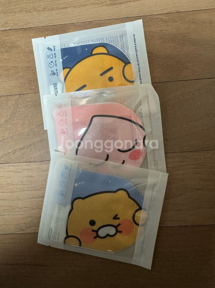 카카오프렌즈 온열 수면안대--1