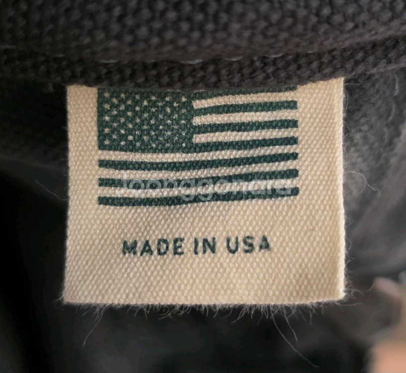MAKR 빈티지 가죽 캔버스 라운드 백팩 USA--8