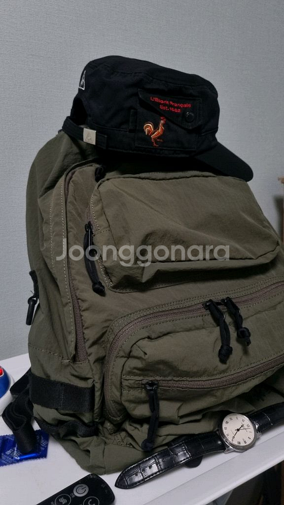 캠핑 명가 스노우피크 듀얼테크 백팩이랑 르꼬끄 모자--0