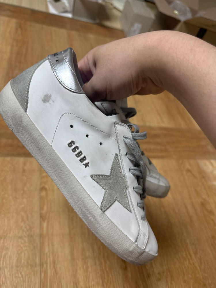 골든구스 슈퍼스타 실버탭 37,38--1