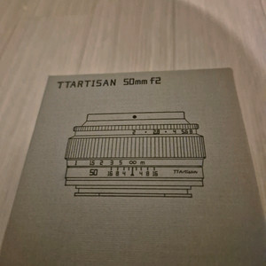 TTArtisan 50mm F2 L 렌즈 새상품 미개봉