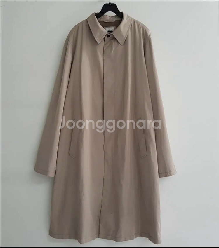 알마니 베이지 싱글코트--0