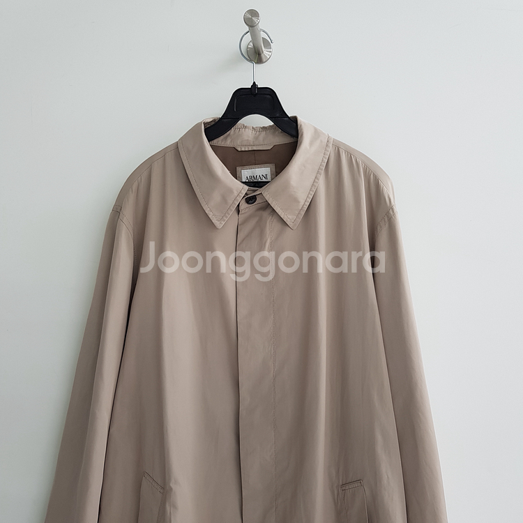 알마니 베이지 싱글코트--1