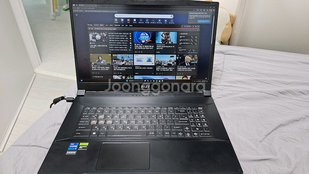 MSI 노트북 (64램, 2테라)--2