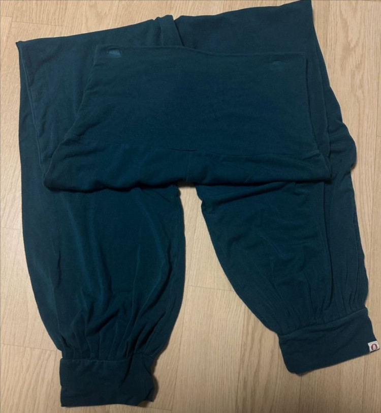 부디무드라 심플팟 요가팬츠 L 청록색--2