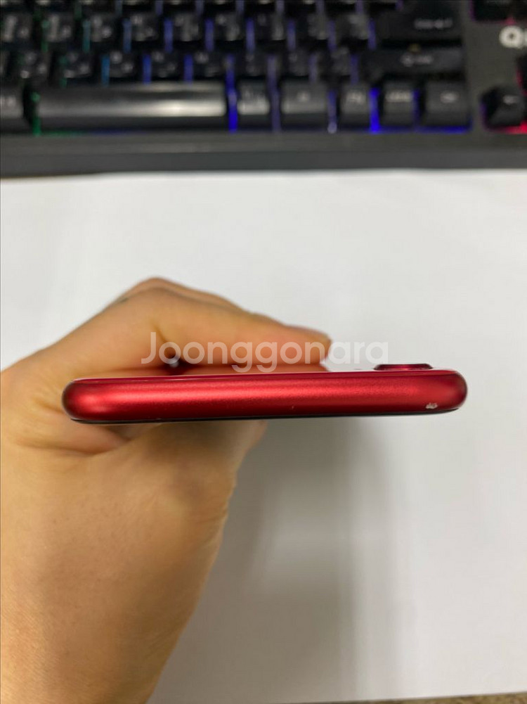 아이폰SE2 레드 128GB 무잔상--3