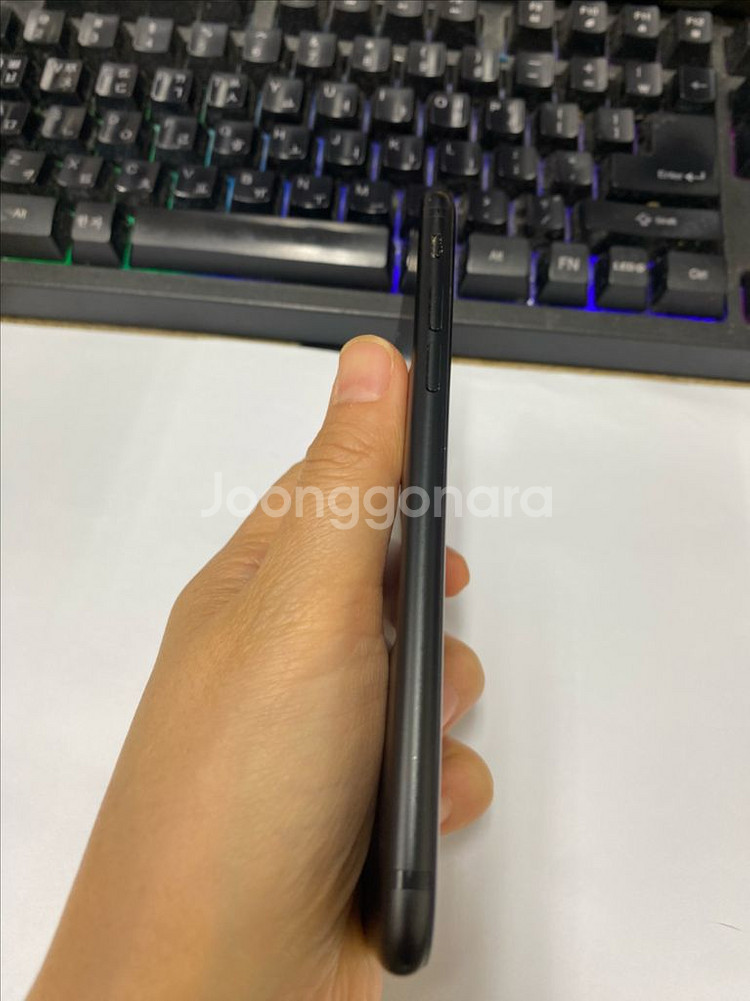 아이폰7 매트블랙 액정SS급 128GB 배터리100%--4