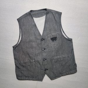 빈티지 MCM 엠씨엠 데님 베스트 조끼