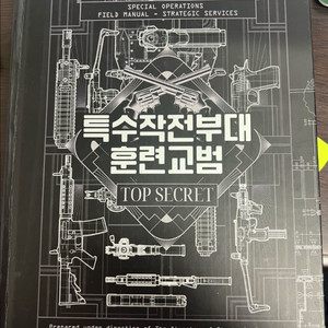 특수작전부대 훈련교범 팝니다.