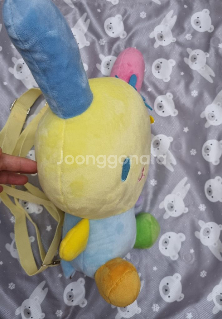 새상품 정품) 산리오 우사하나 인형 백팩 봉제인형--3