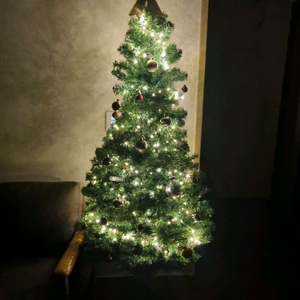 크리스마스 트리 + 지네전구300구 + 오너먼트 몽땅