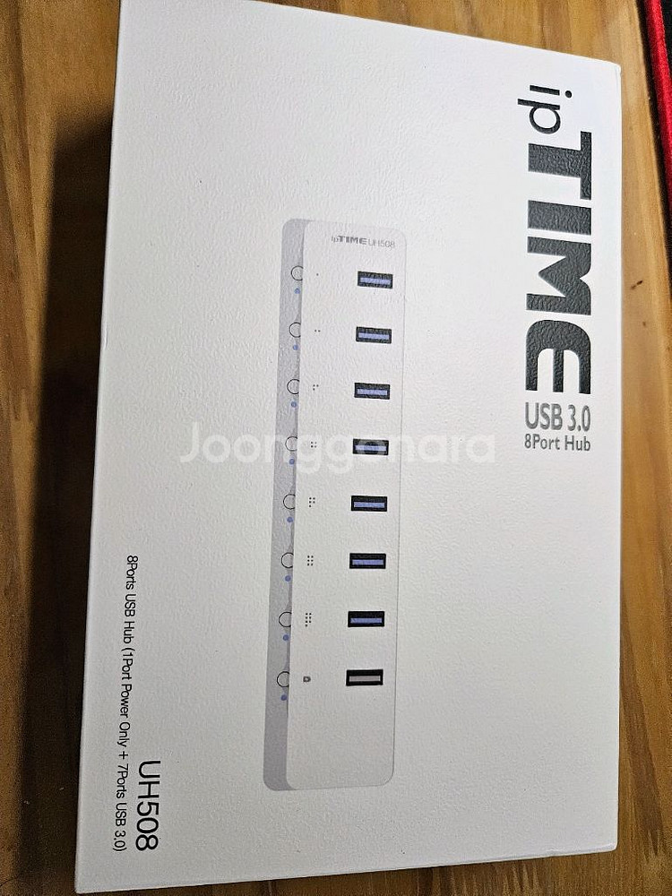 iptime UH508 usb 8port 허브(미개봉)--2