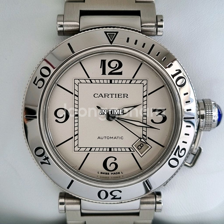 까르띠에 파샤 씨타이머 40mm 오토(오버홀 완료)--0