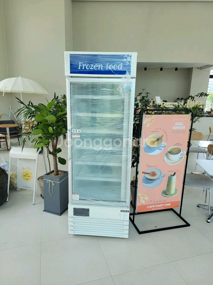 수직냉동고 슬림형 직냉식 급속 아이스크림냉동고 쇼케이스--1