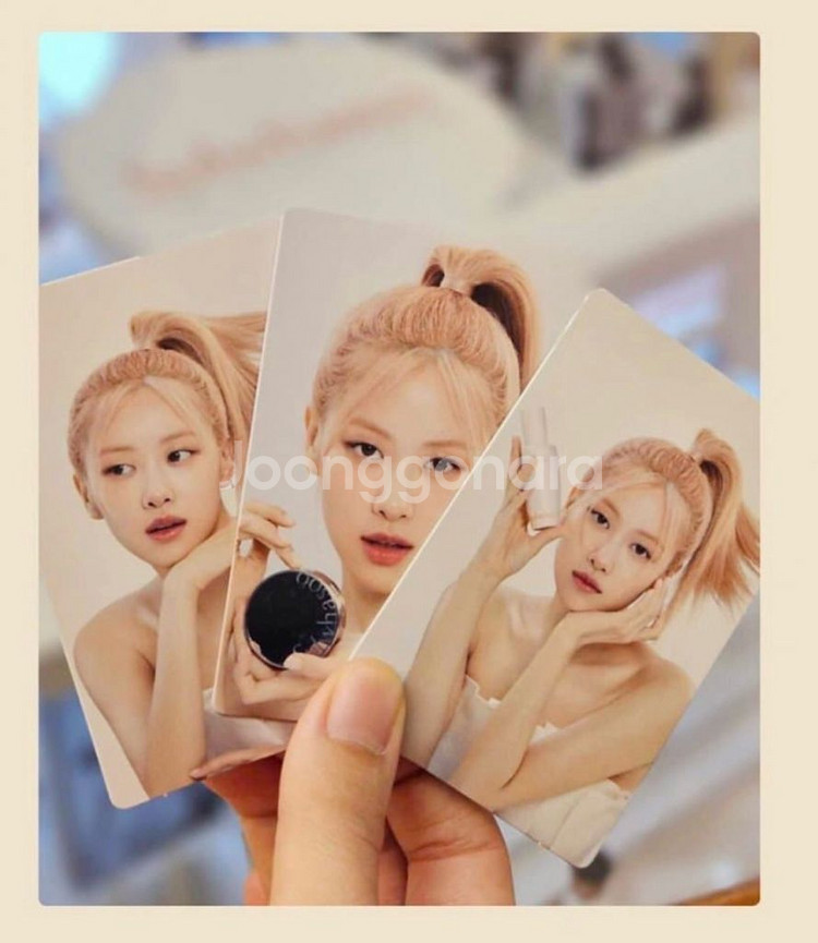 (한정판)설화수 로제 포토카드 포카 6장--1
