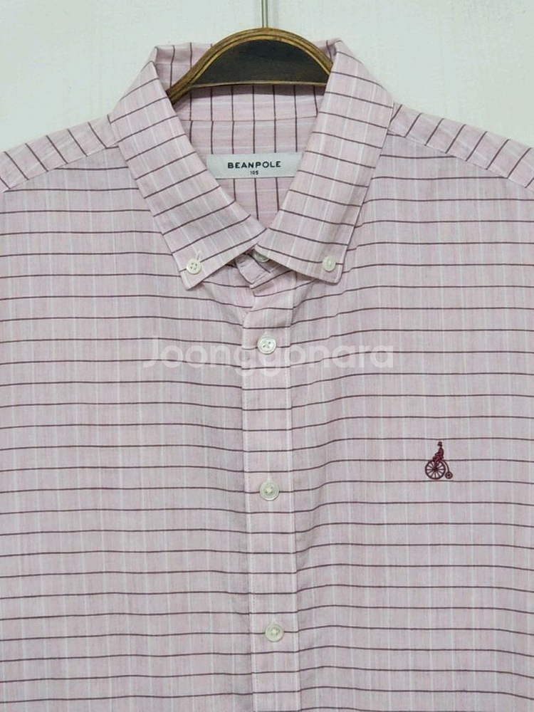 (105) 빈폴 체크남방 로고 체크셔츠 캐주얼--1