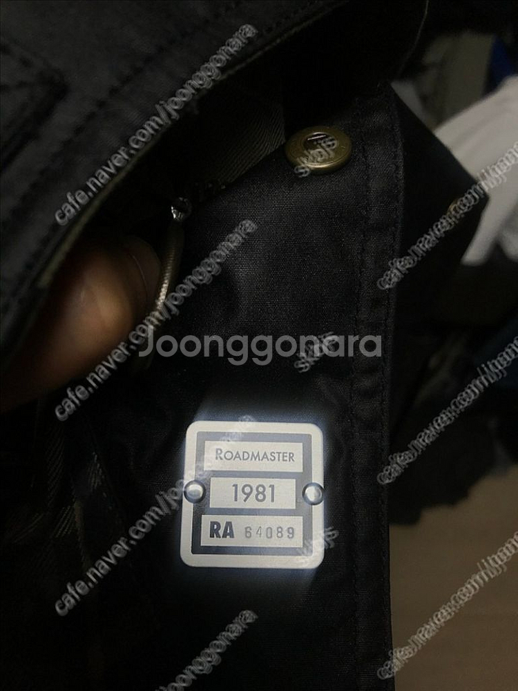 벨스타프 로드마스터 46 블랙 새상품--5