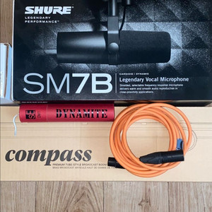 슈어 SM7B 마이크 블루예티 스탠드 앰프 XLR