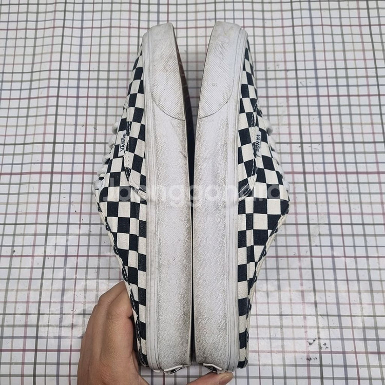 반스 어센틱 체커보드 뮬 스니커즈 270--4