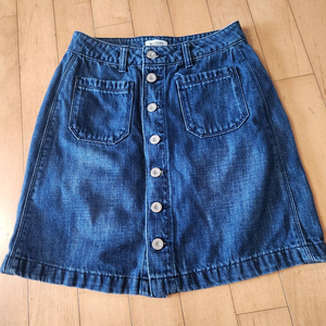 타미힐피거 데님 스커트