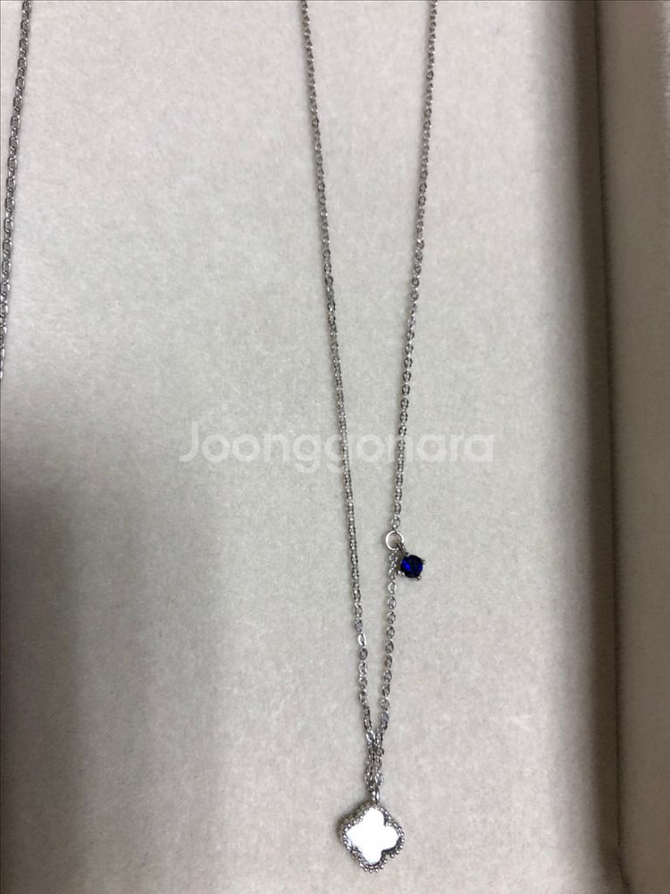 14k 클로버 목걸이--1