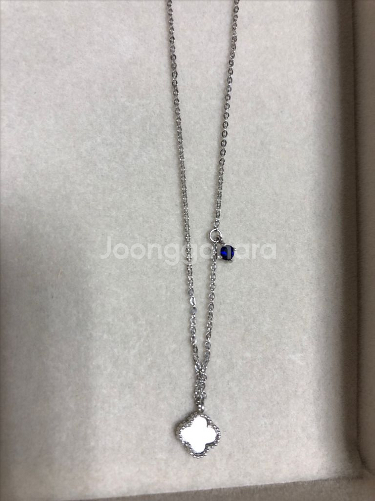 14k 클로버 목걸이--0